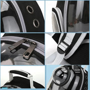 Transparent Space Capsule Pet Backpack Carrier Lightweight Portable Breathable Foldable for Cats Dogs Outdoor Travel Adventure
