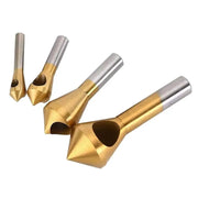 90 Degree Deburring Chamfering Cutter Countersink Drill Bits HSS Titanium Coated Smooth Hole Metal Boring Drill Bit Punch Tool