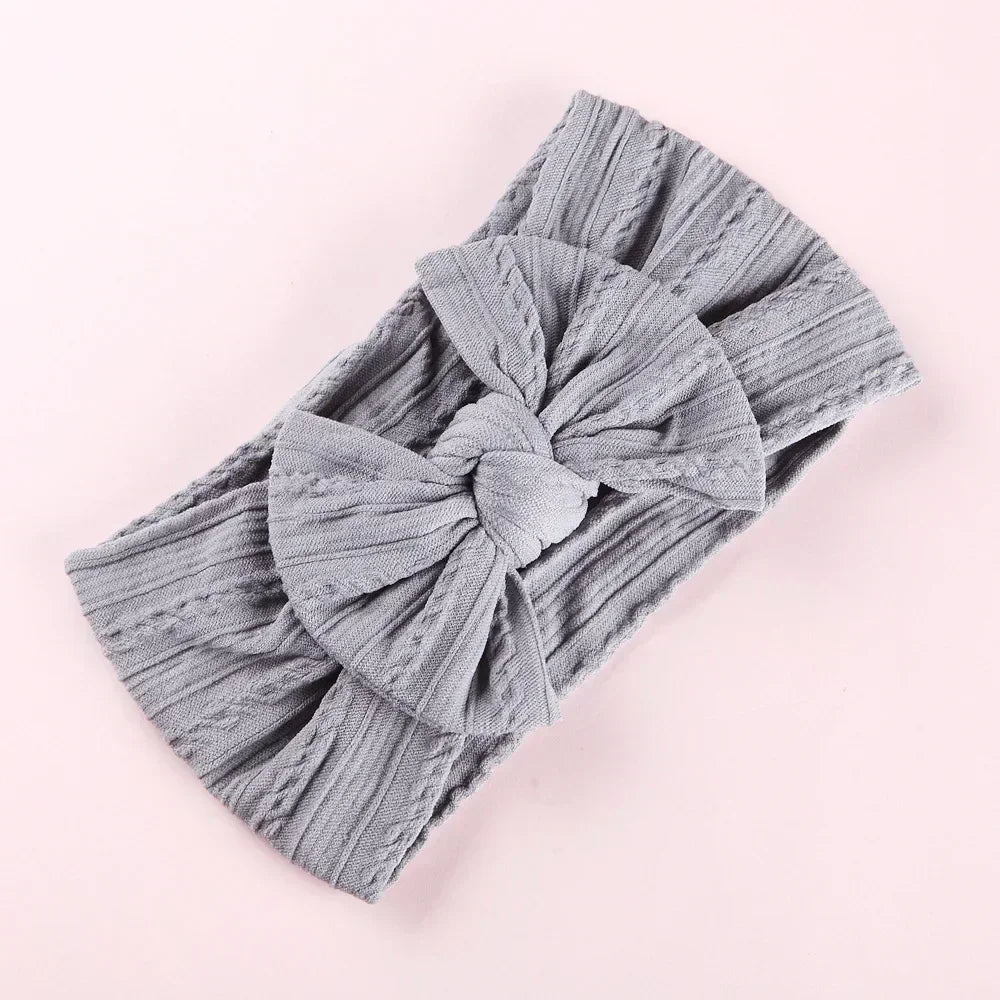 Elastic Jacquard Bow Tie Headband for Babies Infant Bow Headband Bowknot Headwear Cute Baby Headbands Girls Newborn Photography