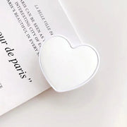 Universal Heart Shaped Phone Socket Holder Finger Grip Bracket Support Telephone for IPhone 15 14 13 Samsung Pocket Socket Stand