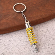 Creative Gear Head Keychain Speed Gearbox Keyring for Car Key Turbo Hub Brake Disc Pendant Shock Absorber Keys Holder Chain Ring