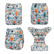 ALVABABY Modern Cloth Nappy Shell Eco-Friendly Baby Cloth Diaper Shell Adjustable Pocket Diaper Shell for Babies 3-15kg