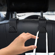 4Pcs Hooks for Bags Car Clips Front Seat Headrest Organizer Holder Auto Fastener Hangers Car Storage Interior Accessories