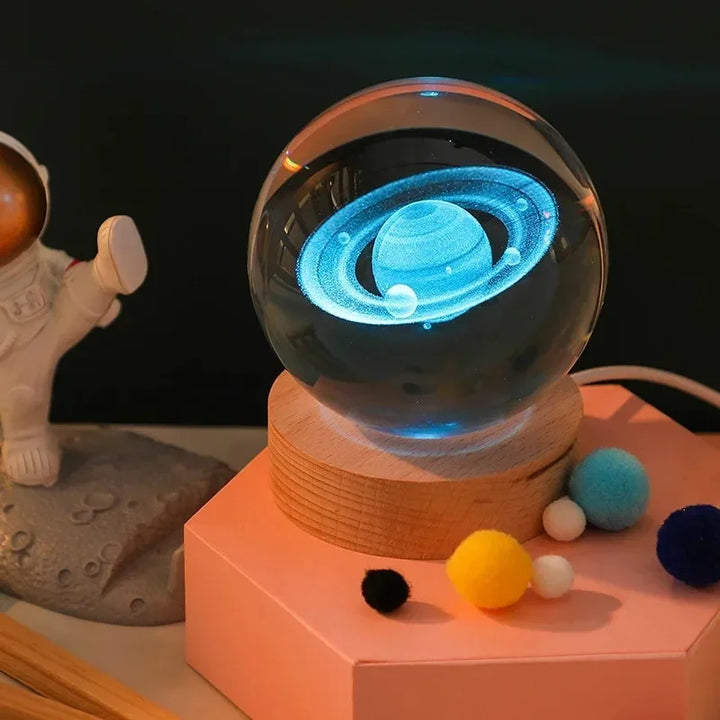 Crystal Cosmos Night Lamp