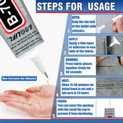 Loolifl, Quick-Drying Fabric Glue, Universal Fabric Repair Glue, Multi-Functional Clothing and Textile Sewing Adhesive, Waterproof Agent