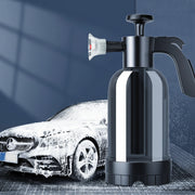2L Hand Pump Foam Sprayer with 3 Types of Nozzle Hand Pneumatic Foam Cannon Snow Foam Car Wash Spray Bottle Car Window Cleaning