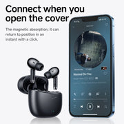 HOCO EQ2 True Wireless Bluetooth 5.3 Earbuds Touch Control Stereo In-Ear Headphones Built-In Microphone Sports Compatible