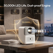 BYINTEK LOVE U4 Smart Mini Home Theater Projector 4K 1080P Video Android WIFI for Smartphone Cinema