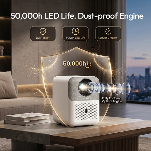 BYINTEK 4K Smart Mini Projector
