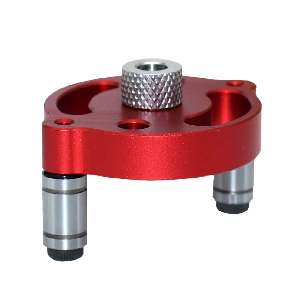 3-10mm Dowel Jig Kit - Self Centering Drill Guide Locator with 8 Steel Bushing -Woodworking Aluminum Alloy Hole Puncher