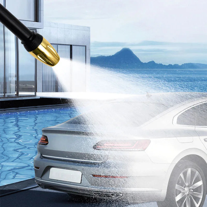 High Pressure Car Washing Water Gun Long Rod Nozzle Garden Hose Nozzle Multi-Function Watering Tool Powerful Car Cleaning Tool