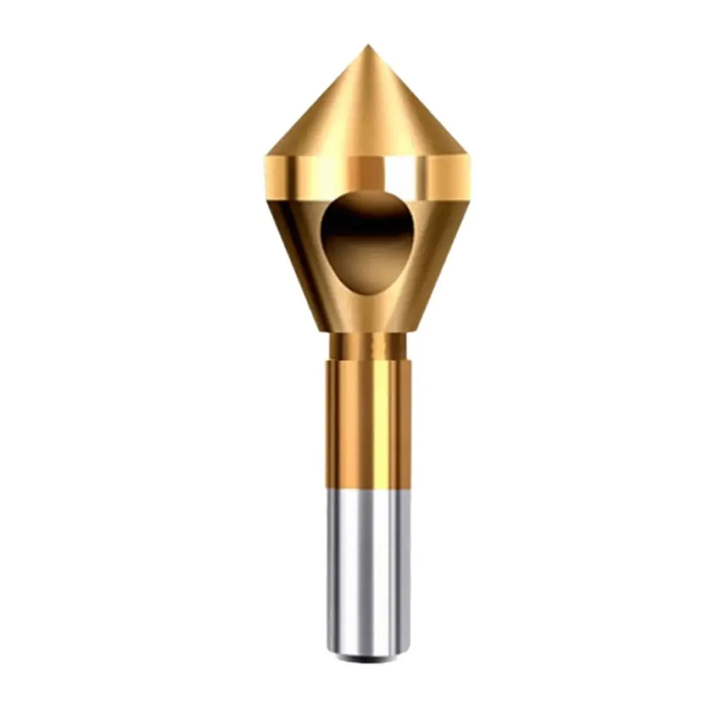 90 Degree Deburring Chamfering Cutter Countersink Drill Bits HSS Titanium Coated Smooth Hole Metal Boring Drill Bit Punch Tool