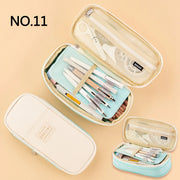 Creative pencil case Large Capacity Double Layers CPC Certification Safe Material School case Pouch Stationery for Girls