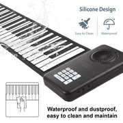 88 Key Portable Piano Handroll Electronic Piano Environmental Silicone Foldable Piano Home Practice Professional Electronic Pian