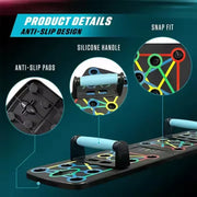 Prone board set, foldable prone board, portable multi-functional prone pole, home and gym equipment, chest muscle trainer