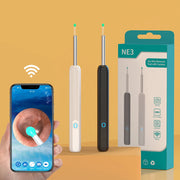 NE3 Ear Cleaner High Precision Ear Wax Removal Tool with Camera LED Light Wireless Otoscope Smart Ear Cleaning Kit Best Gift