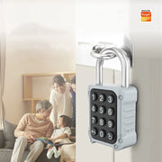 Tuya Bluetooth APP Remote Electronic Smart Padlock Password Door Lock Security Safety Bag Box Drawer