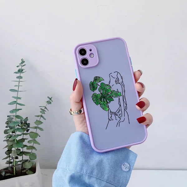 Art Retro Abstract Geometry Phone Case For iPhone 17 15 13 12 Mini 14 X Xs Xr 16 11 Pro Max 15 14 Puls Cute Anti-fall Cover