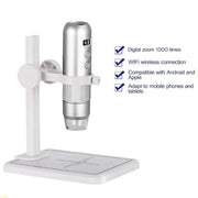 U13A Digital Microscope,Mini Pocket Handheld USB 2MP 1000x Magnification Camera WiFi Endoscope