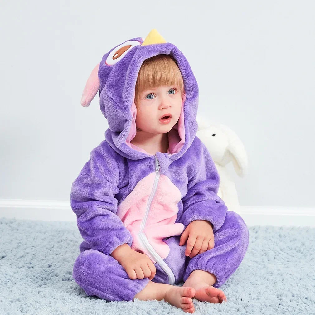 Baby Rompers Winter Kigurumi Lion Costume For Girls Boys Toddler Animal Jumpsuit Infant Clothes Pyjamas Kids Overalls ropa bebes