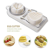 304 Egg Slicer Slicing Dividers Novel Kitchen Accessories Gadgets Sets Kitchen Utensils Tool Kitchenware Useful Things for Home
