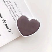 Universal Heart Shaped Phone Socket Holder Finger Grip Bracket Support Telephone for IPhone 15 14 13 Samsung Pocket Socket Stand