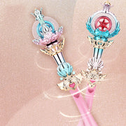 41cm Creative Cute Luminous Magic Wand Kids Girls Fairy Stick With Music Cosplay Props Pretend Princess Birthday Gift Toy