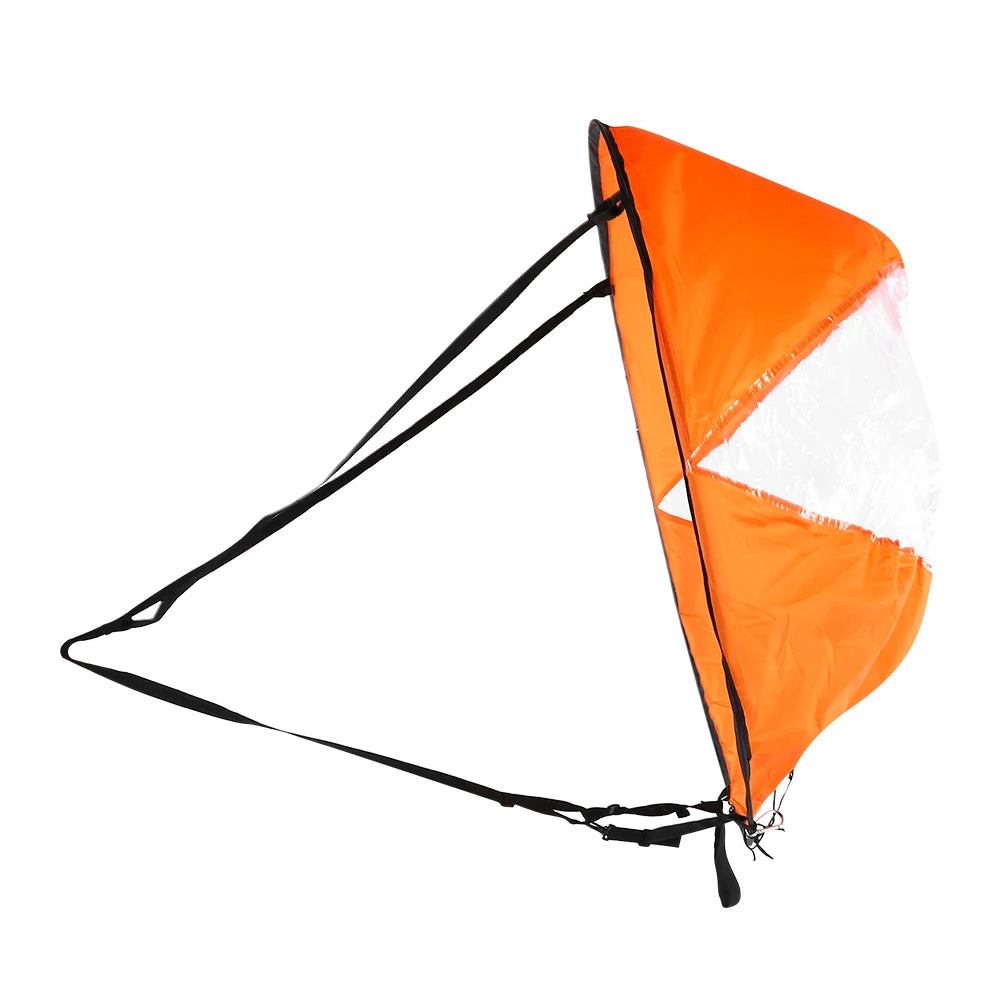 Canoe Sail Eco Friendly  Portable Foldable High Transparency Special Sail for Kayak Canoe Inflatable Boats Kayak Sail