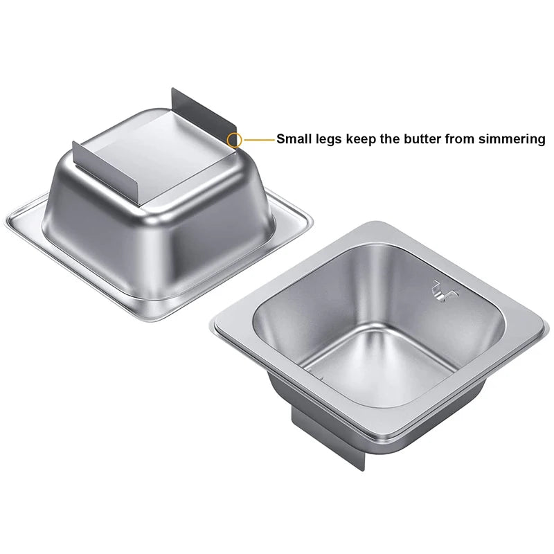 Butter Wheel For Evenly Spread Butter Stainless Steel Melted Butter Dispenser Butter Roller Kitchen Gadgets American Burger Tool