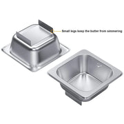 Butter Wheel For Evenly Spread Butter Stainless Steel Melted Butter Dispenser Butter Roller Kitchen Gadgets American Burger Tool