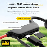 X1Pro Wireless sports open-ear air conduction headphones ear-hook design, supports memory card, outdoor Bluetooth headset
