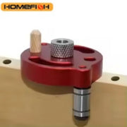 3-10mm Dowel Jig Kit - Self Centering Drill Guide Locator with 8 Steel Bushing -Woodworking Aluminum Alloy Hole Puncher