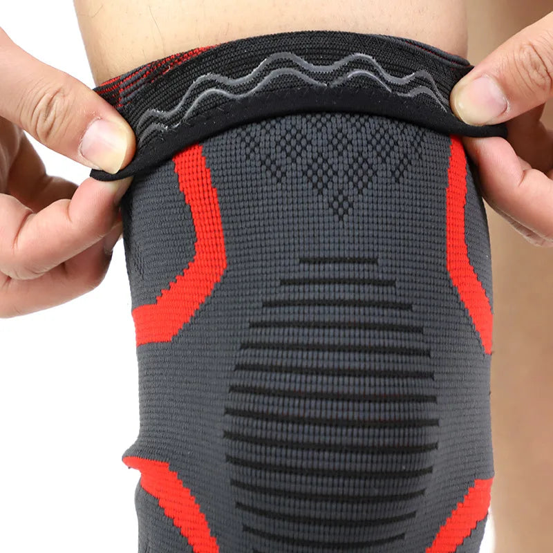 1PCS Fitness Running Cycling Knee Support Braces Elastic Nylon Sport Compression Knee Pad Sleeve for Basketball Volleyball