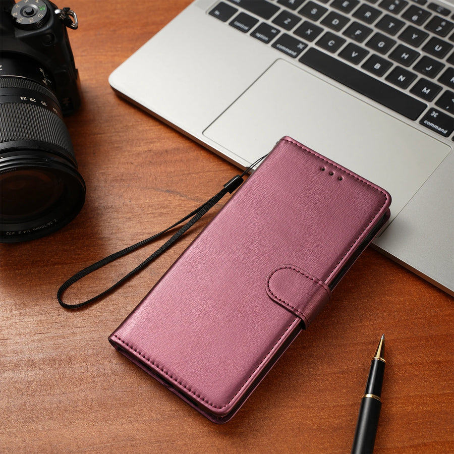 Leather iPhone Wallet Stand