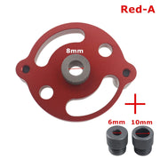 3-10mm Dowel Jig Kit - Self Centering Drill Guide Locator with 8 Steel Bushing -Woodworking Aluminum Alloy Hole Puncher