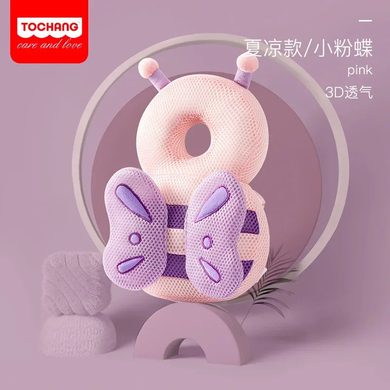 Toddler Safety Backpack Head Protector Baby Walking Crash Cushion Anti-Fall Pillow Learning To Walk Infant Fall Protection Gear