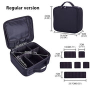 Portable Professional Makeup Case Waterproof Travel Makeup Bag Female Beauty Nail ToolBox For Women Cosmetic Organizer