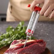 Flavor Needle BBQ Meat Syringe Marinade Injector Pork Steak Meat Sauces Syringes With 1 Stainless Steel Needles Kitchen Tools