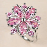 Fashion Square Shape Champagne Big Crystal Designer Hyperbole  Ring for Women Engagement Wedding Stone Rings Whole Sale