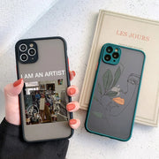 Art Retro Abstract Geometry Phone Case For iPhone 17 15 13 12 Mini 14 X Xs Xr 16 11 Pro Max 15 14 Puls Cute Anti-fall Cover