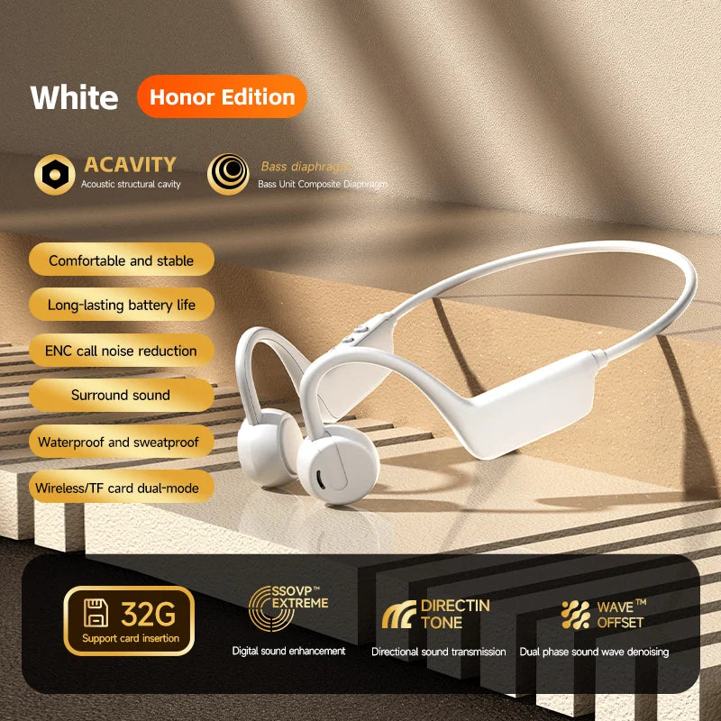 X1Pro Wireless sports open-ear air conduction headphones ear-hook design, supports memory card, outdoor Bluetooth headset