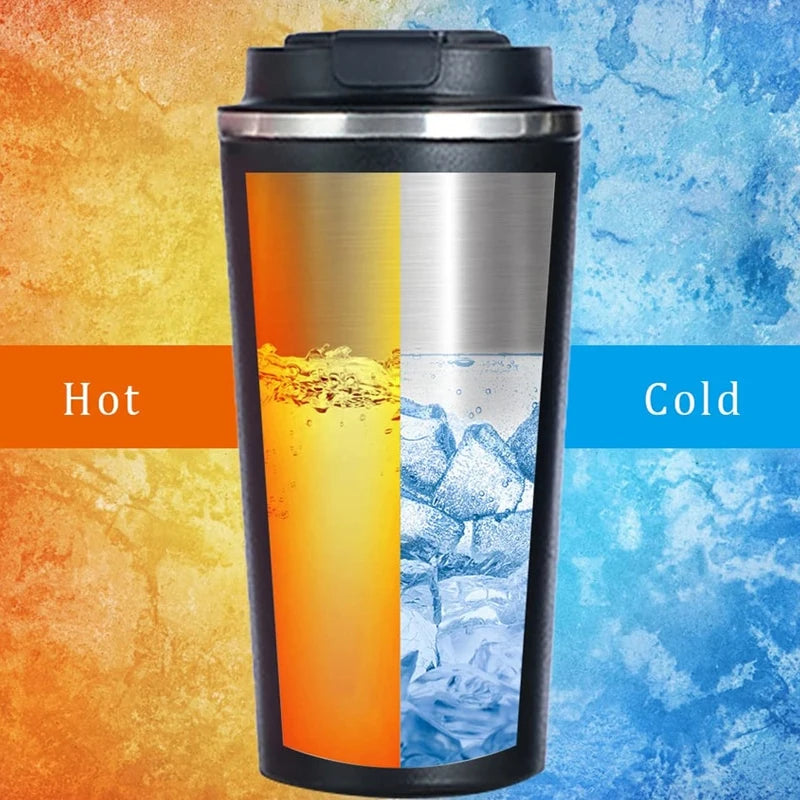 Stainless Steel Tumbler Coffee Mug Smart Travel Thermos Cup Temperature Display Insulated Car Water Cup Portable Vacuum Flasks