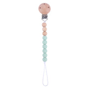 Baby Anti-drop Chain Pacifier Clips Silicone Beads Infant Nipple Appease Soother Chain Clips Dummy Holder Nipple Clip