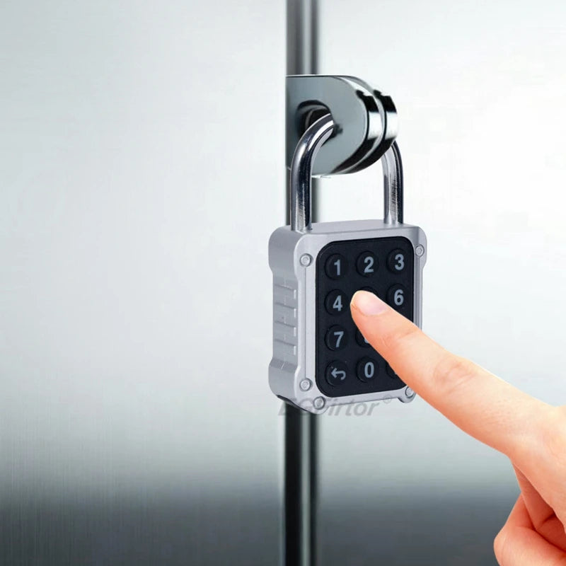 Tuya Bluetooth APP Remote Electronic Smart Padlock Password Door Lock Security Safety Bag Box Drawer