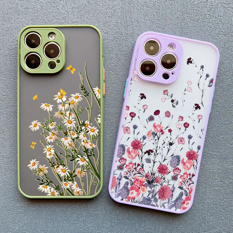 Hand-Painted Floral iPhone Case