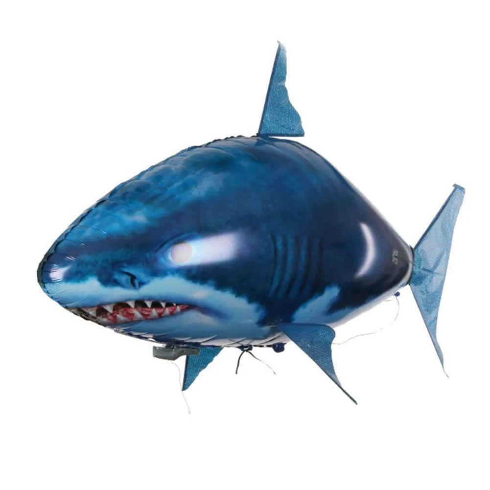 Remote Control Shark Toys Infrared RC Electric Flying Air Balloons Kids Toy RC Fly Air Balloons Clown Fish Toy Gifts Party Decor
