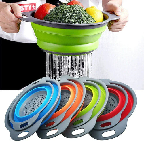 Collapsible Silicone Drain Basket