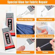 Loolifl, Quick-Drying Fabric Glue, Universal Fabric Repair Glue, Multi-Functional Clothing and Textile Sewing Adhesive, Waterproof Agent