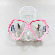 Diving Mask Swimming Goggles For GoPro Underwater Sports Camera Tempered Glass Professional Scuba Dry Snorkel Tube Adults Youth