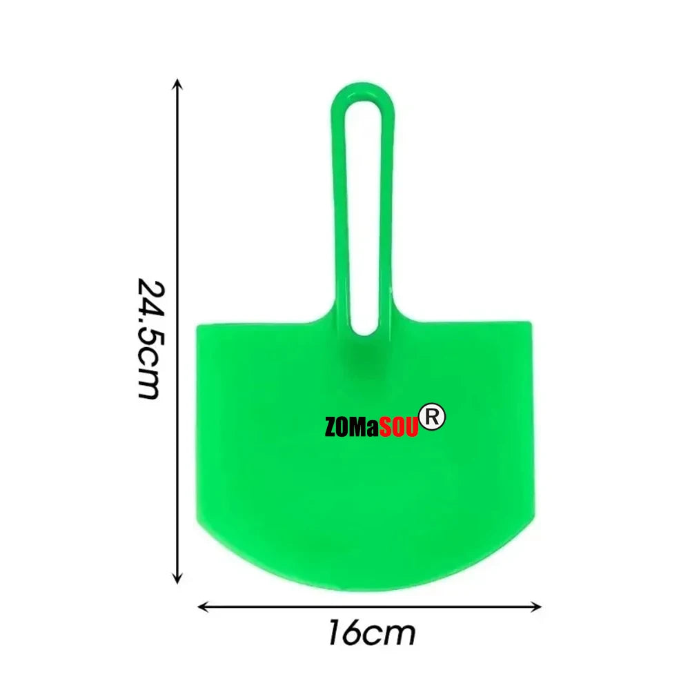 1/2Pcs Curved Bucket Scoop Scraper Spackle Paint Putty Knife Drywall Finishing Plaster Scraping Decals Patch Construction Tools